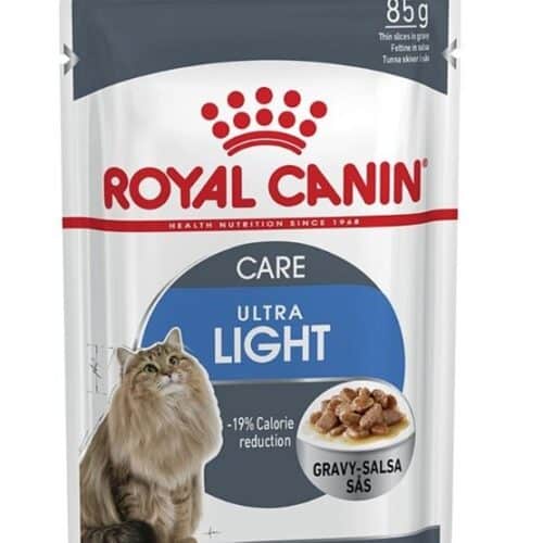 Royal Canin Ultra Light konservai katėms svorio mažinimui, padaže
