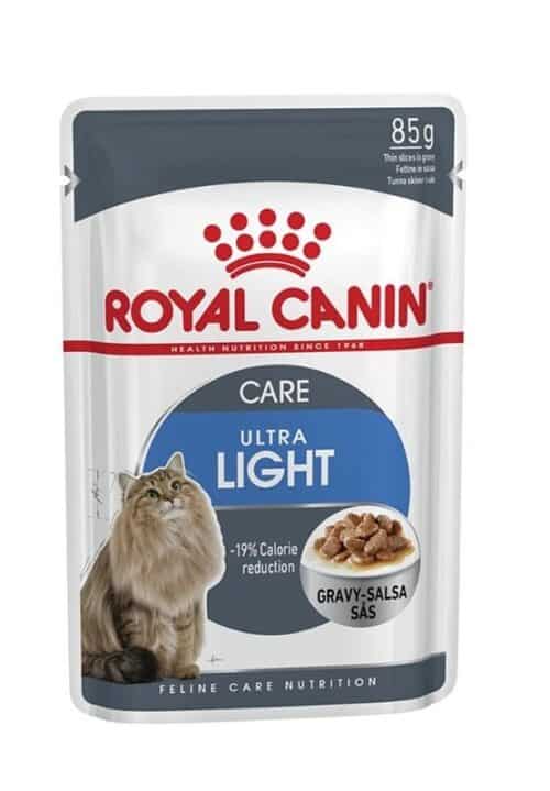 royal canin ultra light konservai katėms svorio mažinimui, padaže