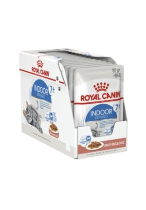 Royal Canin Indoor 7+ konservai naminėms katėms nuo 7 metų amžiaus