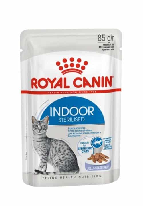 royal canin indoor jelly konservai naminėms katėms želė 12 x 0,85g