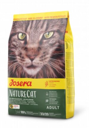 Josera Nature Cat: katėms begrūdis sausas maistas su paukštiena ir lašiša