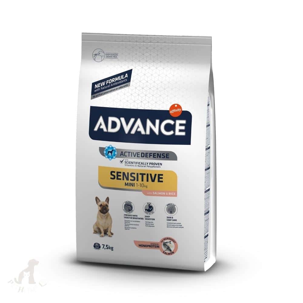 advance sensitive mini 7,5kg jautriems mažų veislių šunims