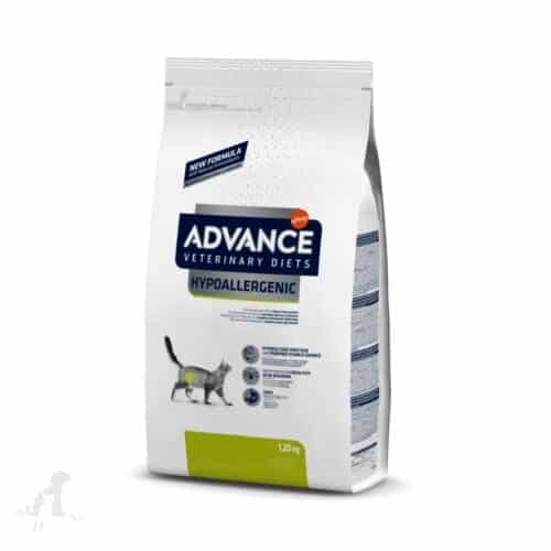 advance veterinary diets hypoallergenic 125kg cat sausas pasaras katems 2179