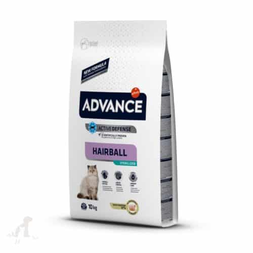 advance hairball sterilized 10kg sterilizuotoms katėms