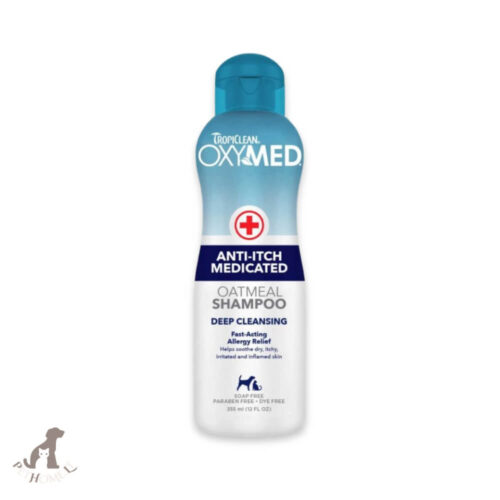 tropiclean oxymed anti-itch medicated oatmeal shampoo 355ml