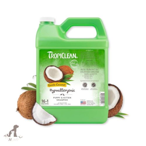 tropiclean hypo allergenic gentle coconut puppy shampoo 3.8l