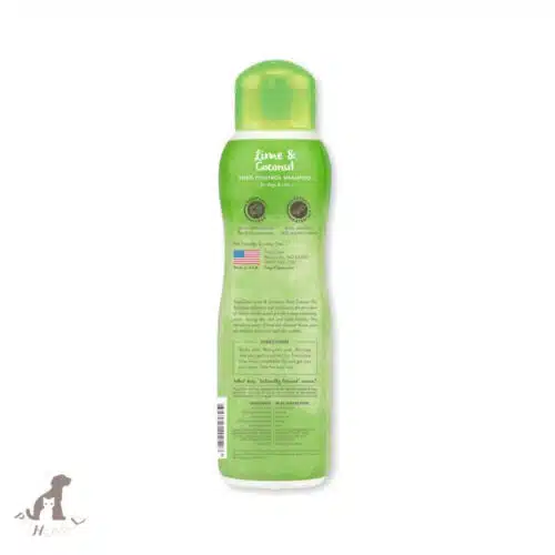 tropiclean lime & coconut shed control pet shampoo 355ml back