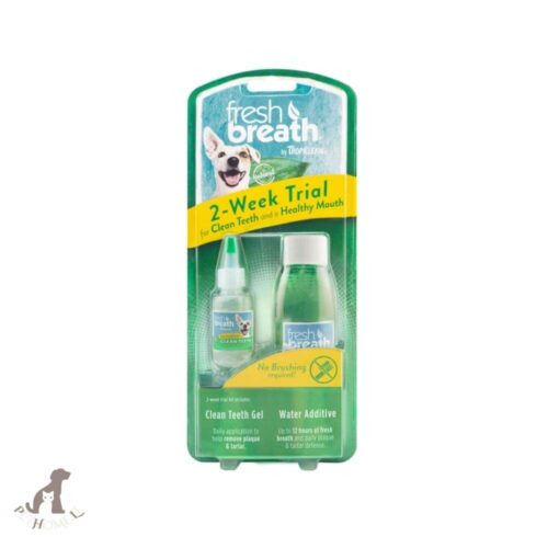 Tropiclean fresh Breath No Brushing Clean Teeth GEL For Dogs Water Additive