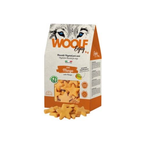 woolf enjoy mango - sausainiai šunims su mangais 400g