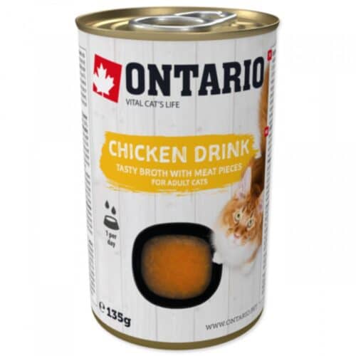 ontario chicken drink konservai - sriuba katėms su vištiena 135g