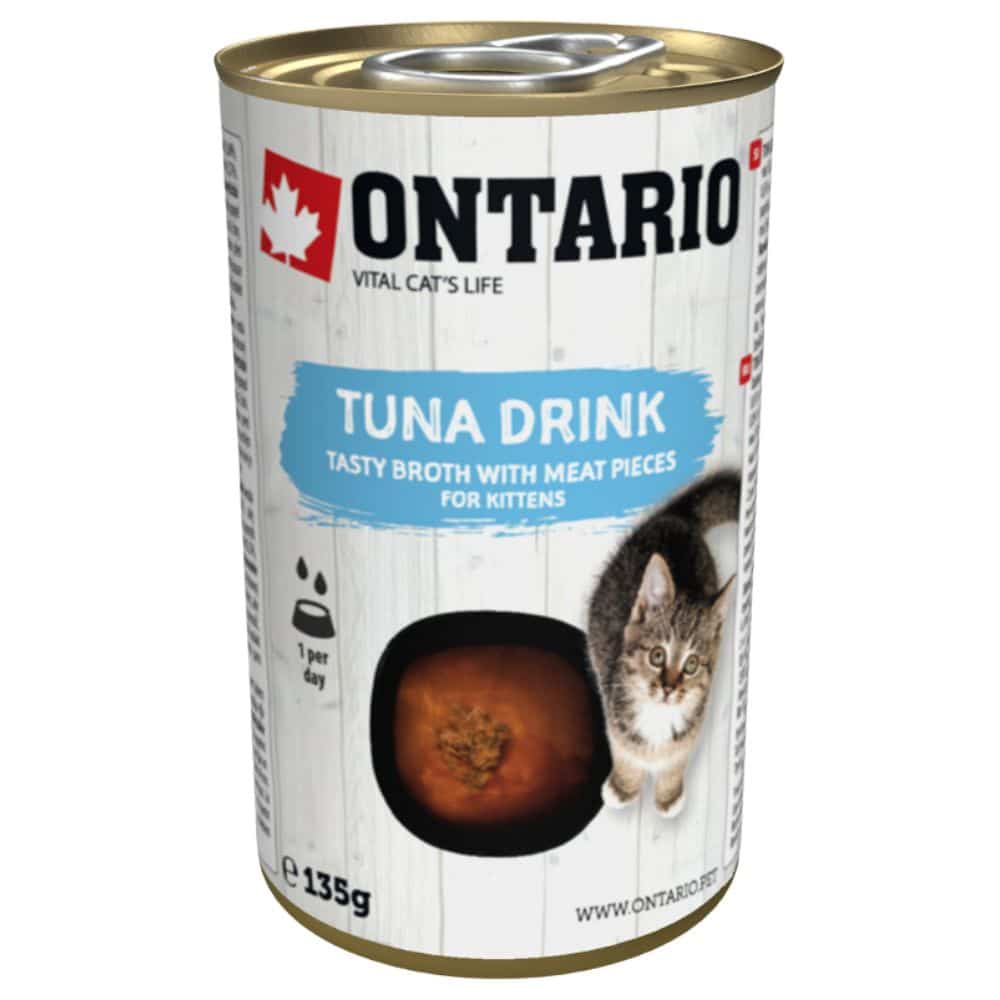 ontario kitten tuna drink konservai - sriuba kačiukams su tunu 135g