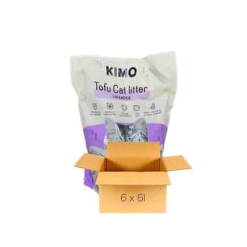 kimo tofu kraikas katėms su levandų ekstraktu, 6l x 6vnt. (dėžė)