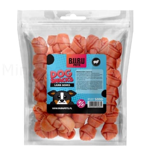 Bubu Pets Lamb Bones - Jautienos mėsos kauliukai skanėstas šunims, 500g