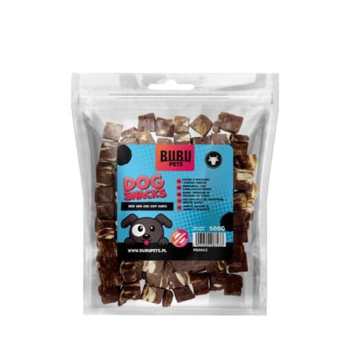 Bubu Pets Cubes With Beef And Cod 2cm