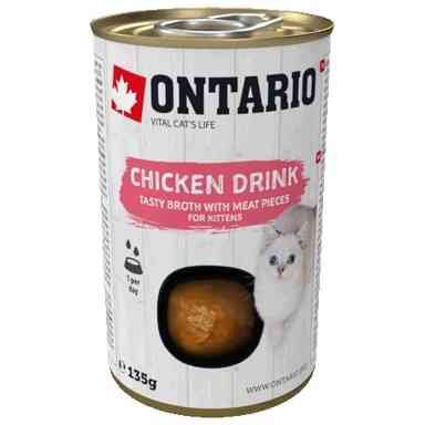 ONTARIO Kitten Chicken Drink - sriuba kačiukams su vištiena 135g