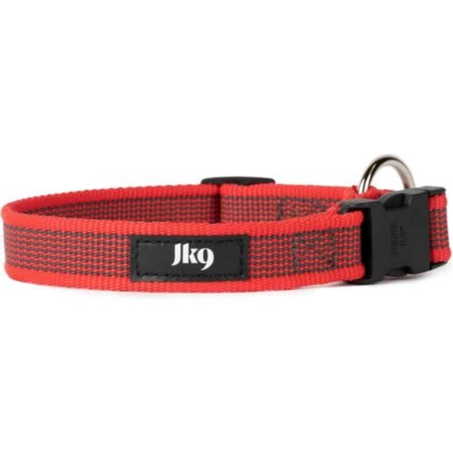 Julius K-9 Color & Gray Antkaklis šunims (raudonas)