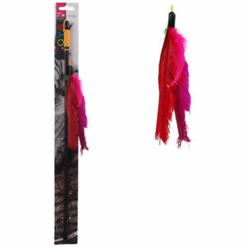 Magic Cat Toy Feather dangler 45 cm žaislas katėms