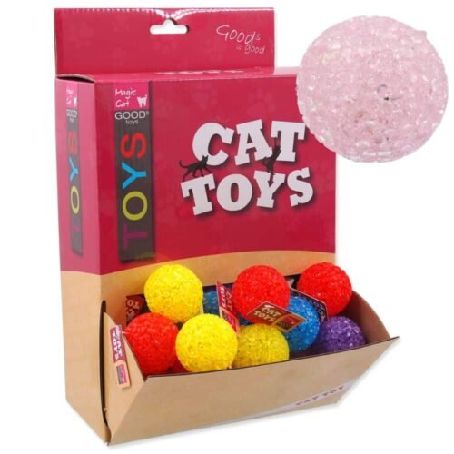 Magic Cat plastmasinis kamuoliukas 3,5cm katės žaislas
