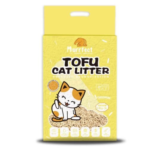 Murrfect Natural tofu kraikas katėms natūralaus kvapo (bekvapis) sušokantis, nedulkantis 6l