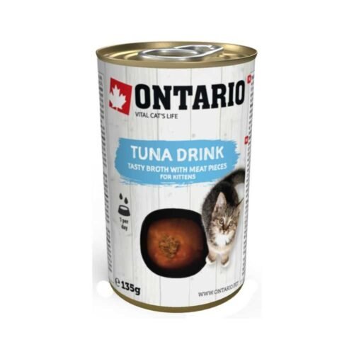 ONTARIO Kitten Tuna Drink - sriuba kačiukams su tunu, 135g